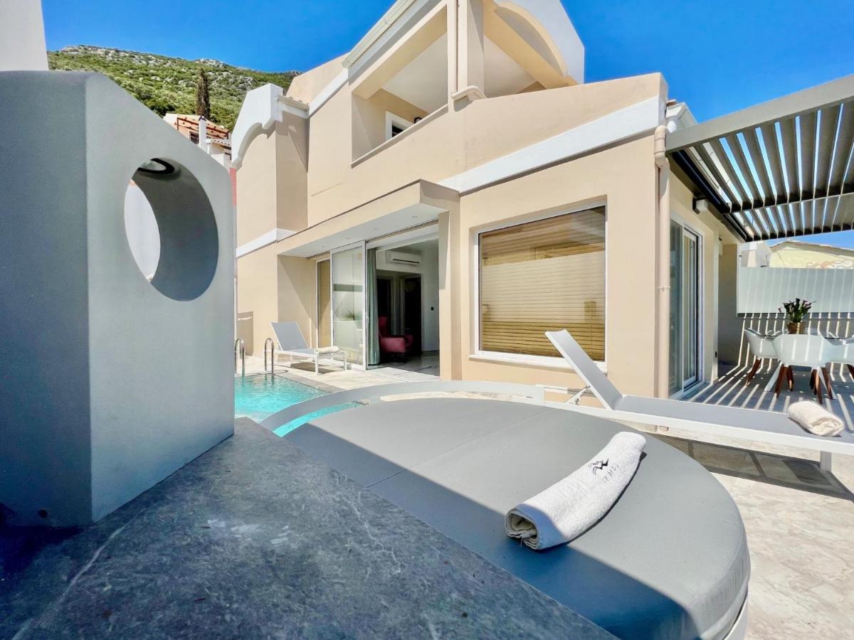 Luxury Villa Barbati Sun With Private Pool By Dadovillas Exterior foto